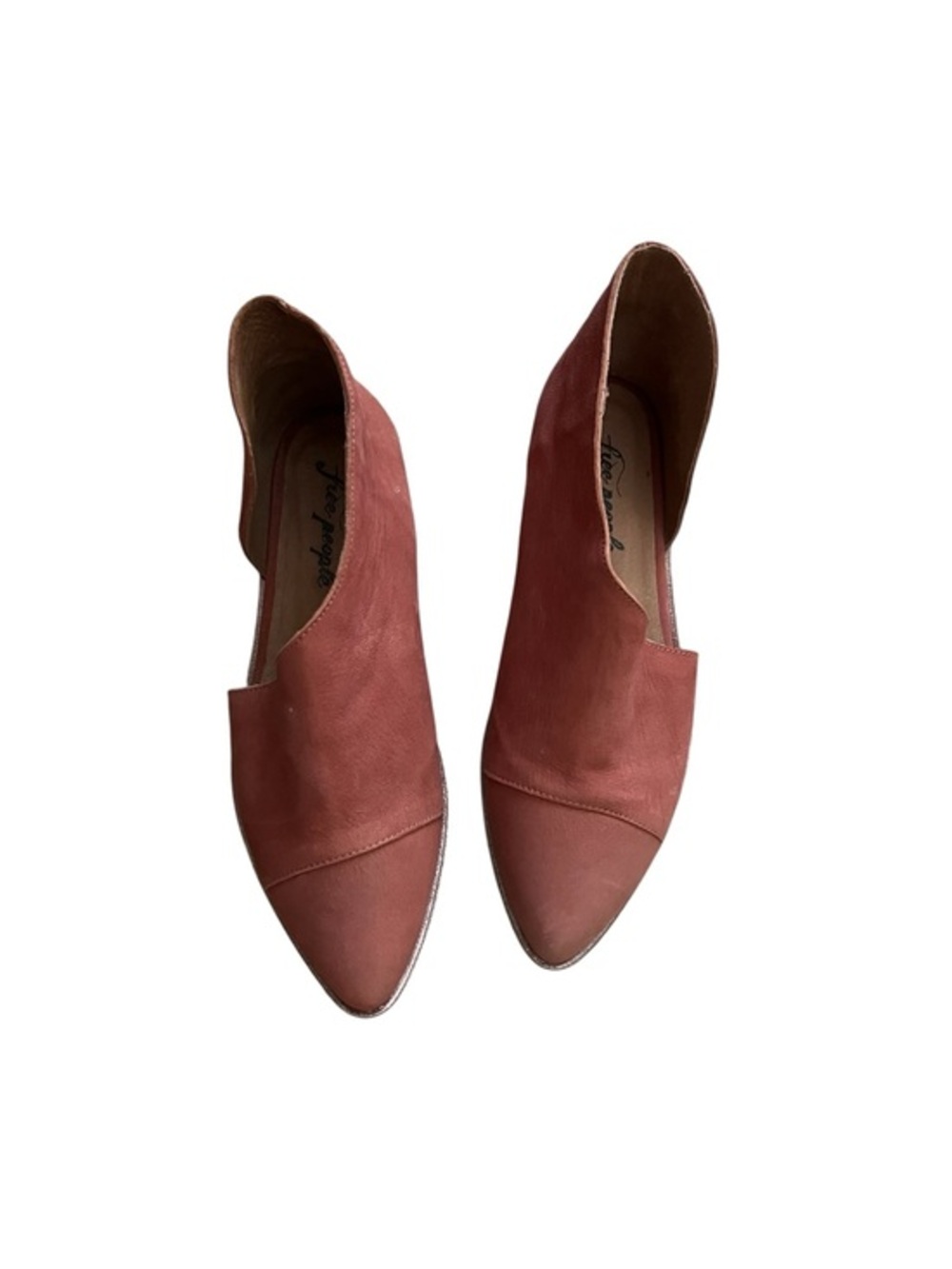 NWOB Free People Royal d’Orsay Pointed-Toe Flat Booties Made in Spain EU 40